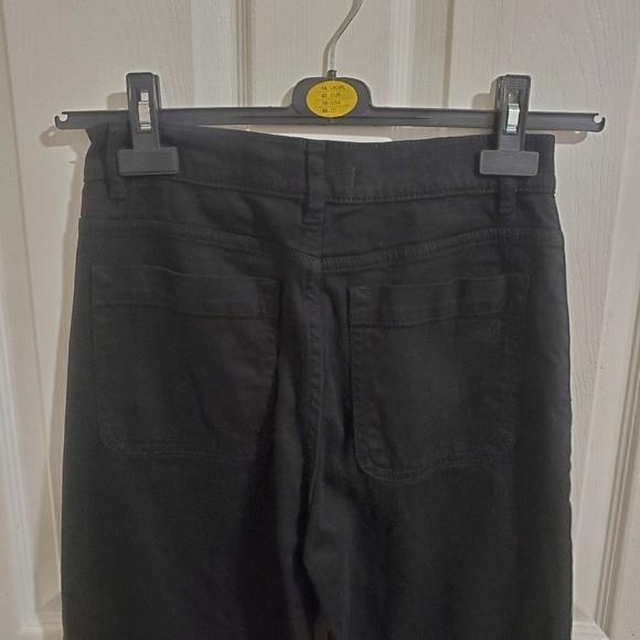 DL1961 Womens Hepburn Wide Leg High Rise Vintage 31" Black Size 26" High Waist - Picture 5 of 13